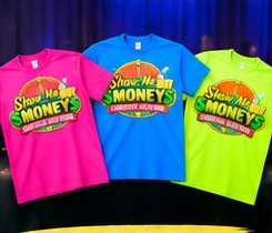 Colorful Show Me The Money participant T-shirts